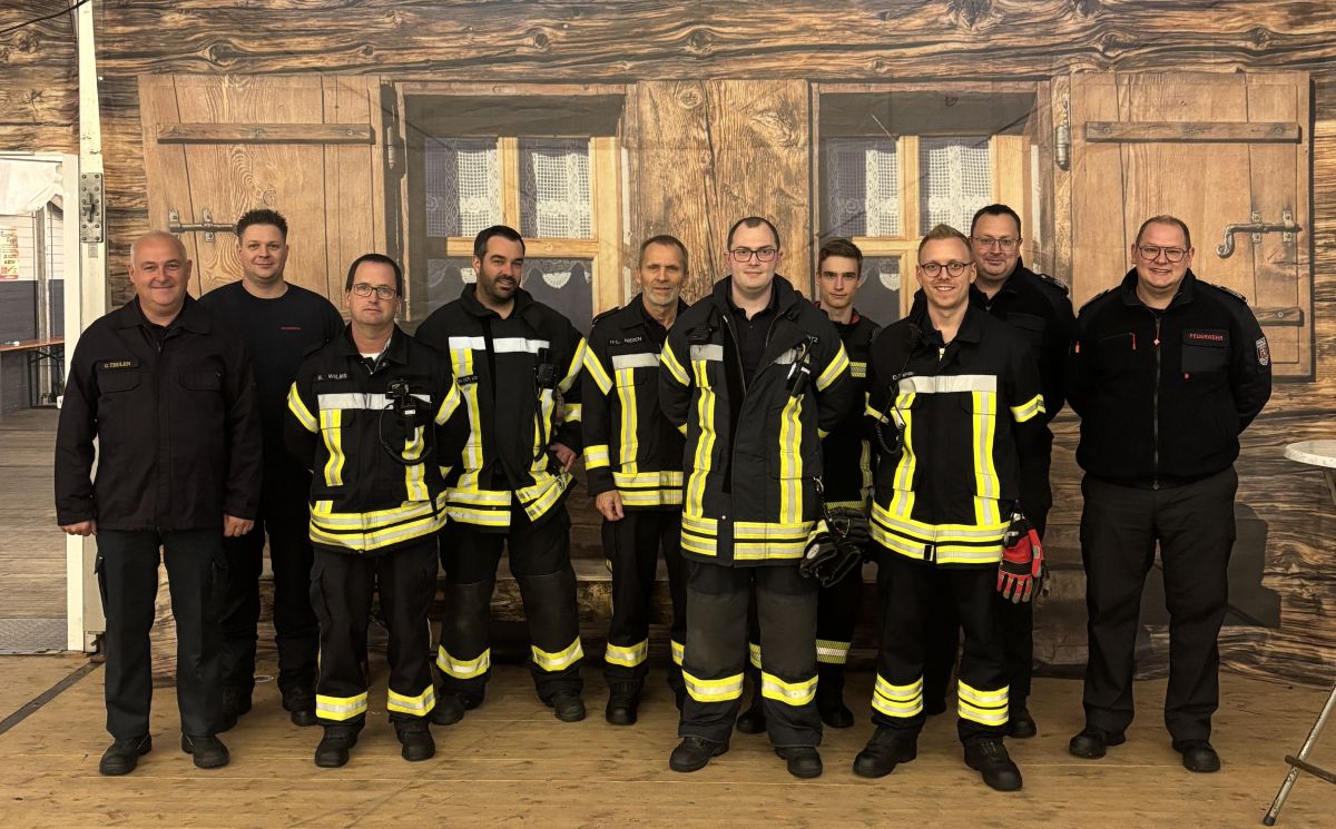 Gruppenfoto der Löscheinheit