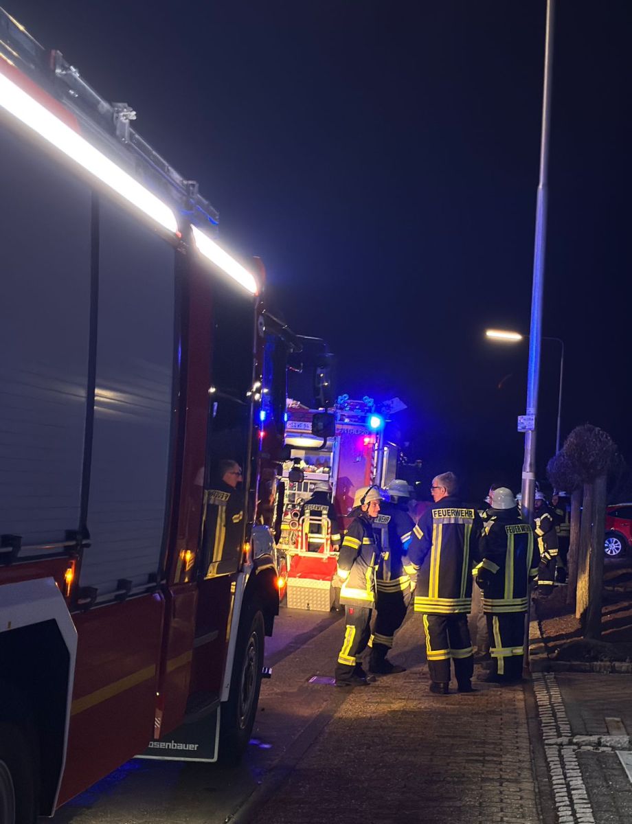 Feuerwehrleute in Bereitschaft